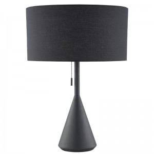 Black Finish Desk Lamp met een trekkettingschakelaar in de kamer